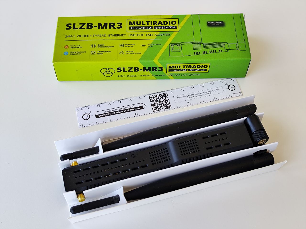 Coordinador Zigbee LAN POE SMLIGHT SLZB-MR1 Multiradio