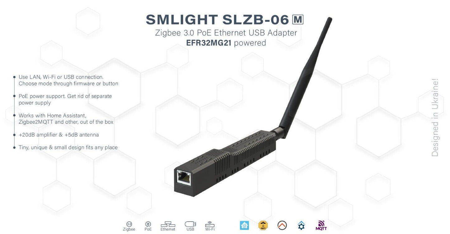 Zigbee Lan Poe-koordinator Smlight SLZB-06M