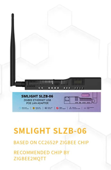 Zigbee Lan Poe Coordonator Smlight SLZB-06