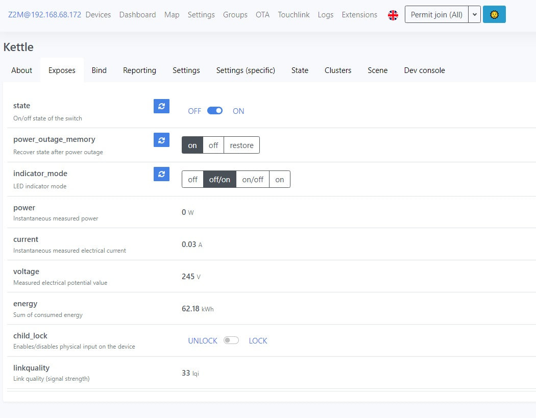 Zigtek UK Zigbee Smart Plug Socket 16A Energy Monitoring