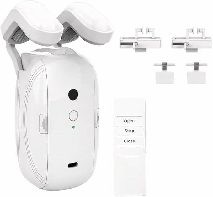 ZIGTEK Zigbee Curtain Opener Robot, Automatic Smart Curtain Opener 1 pack