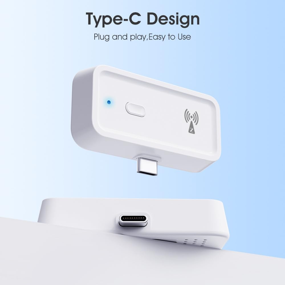 Zigbee 3.0 Signal Repeater – Type-C Powered Wireless Zigbee Range Extender, Home Assistant, Zigbee2MQTT & Zigbee Hubs