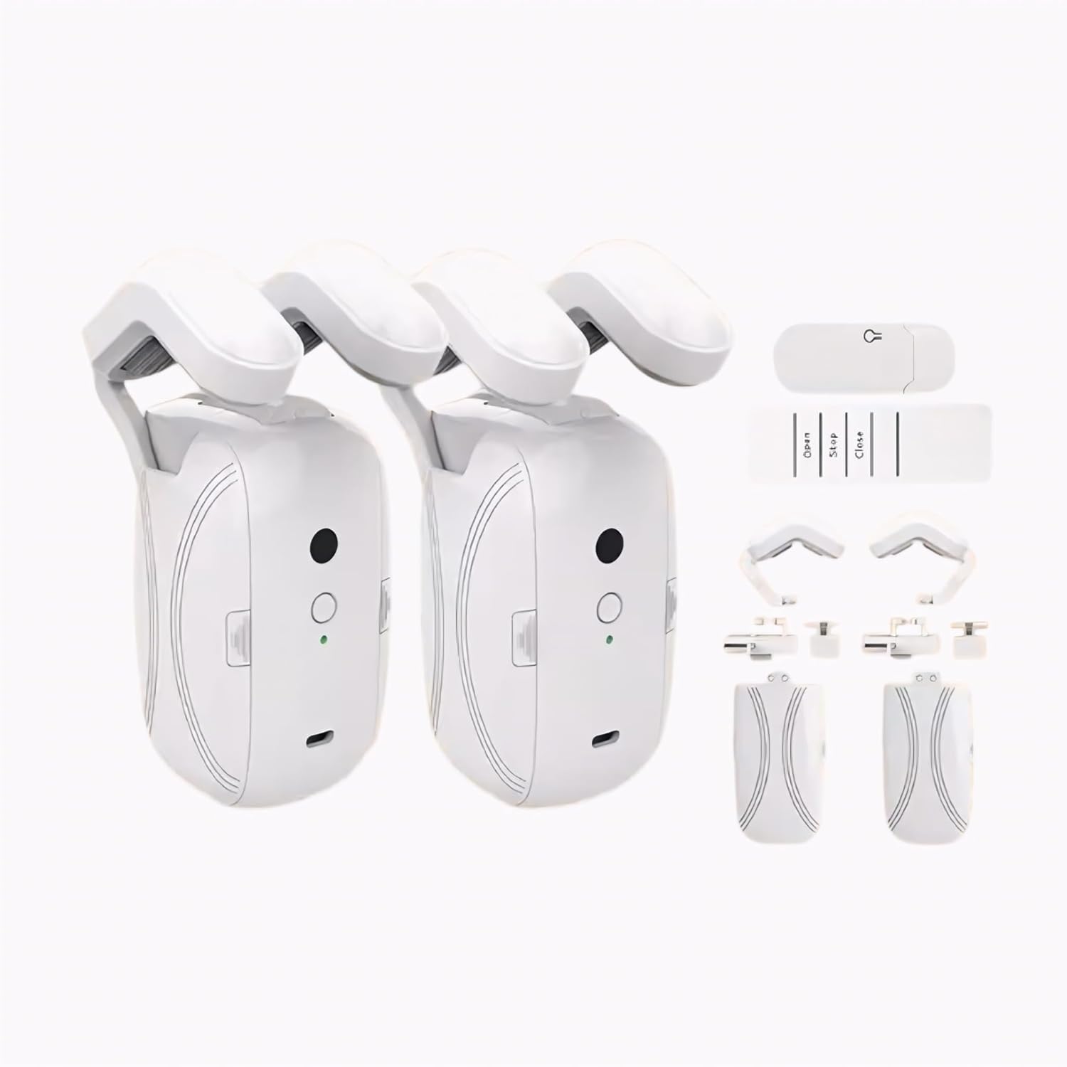 ZIGTEK Smart Zigbee Curtain Opener Robot – Smart Home Automation for Rod & Rail Curtains  2 pack