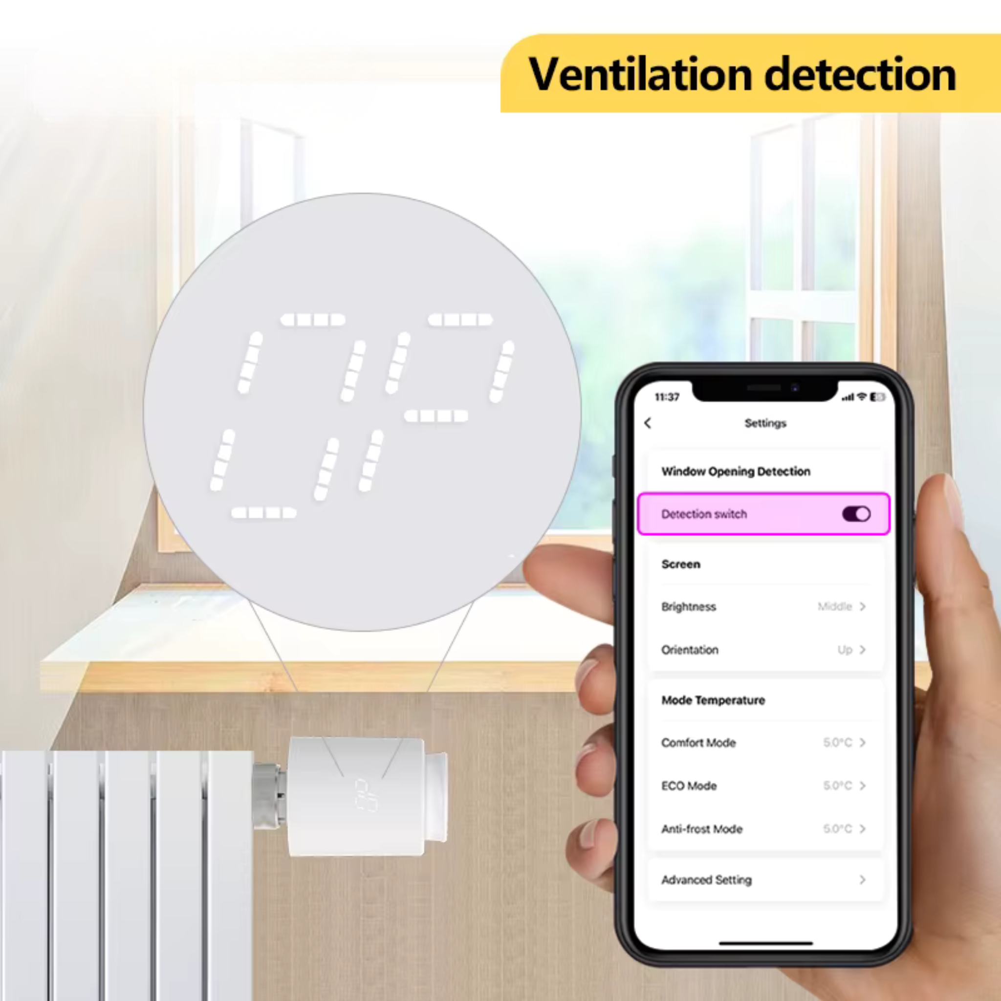 Zigbee Smart Radiator Valve (TRV) – Thermostat Controlle