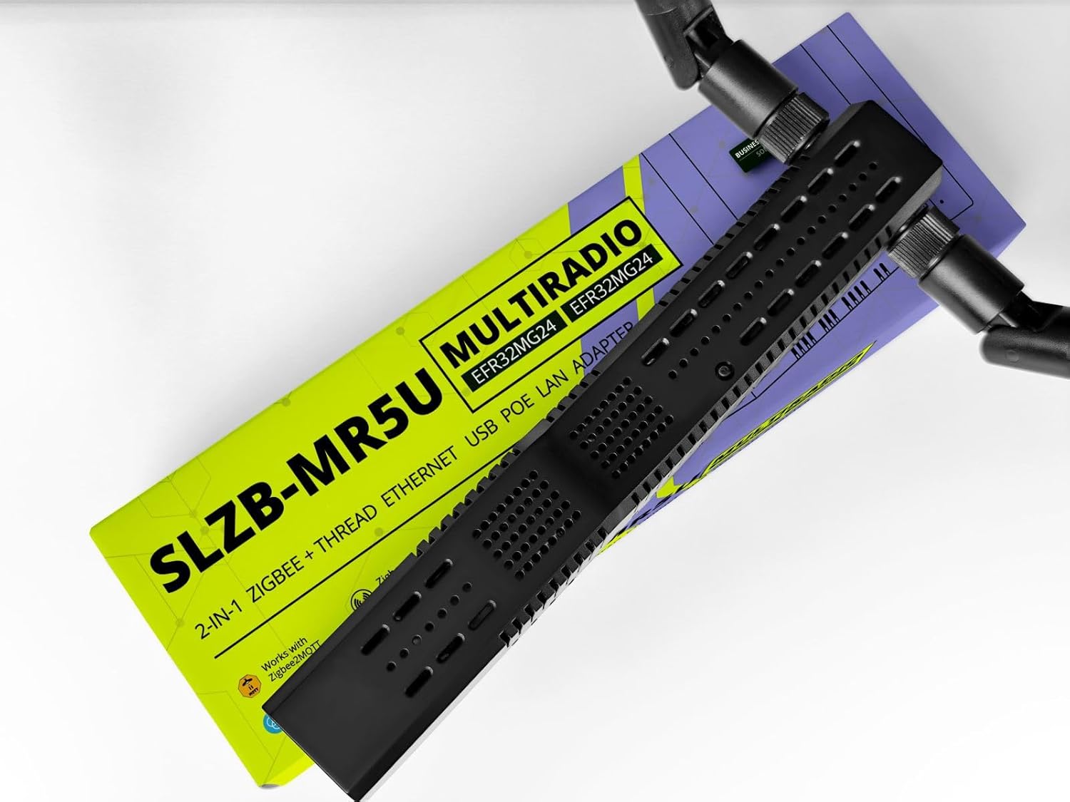 SMLIGHT SLZB-MR5U Zigbee 3.0 Adapter, LAN/USB/PoE Coordinator for Smart Home Hub