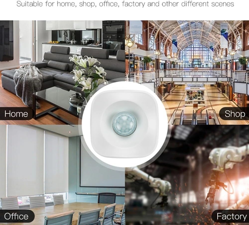 Zigbee Smart Motion Sensor – PIR Motion & Light Detection