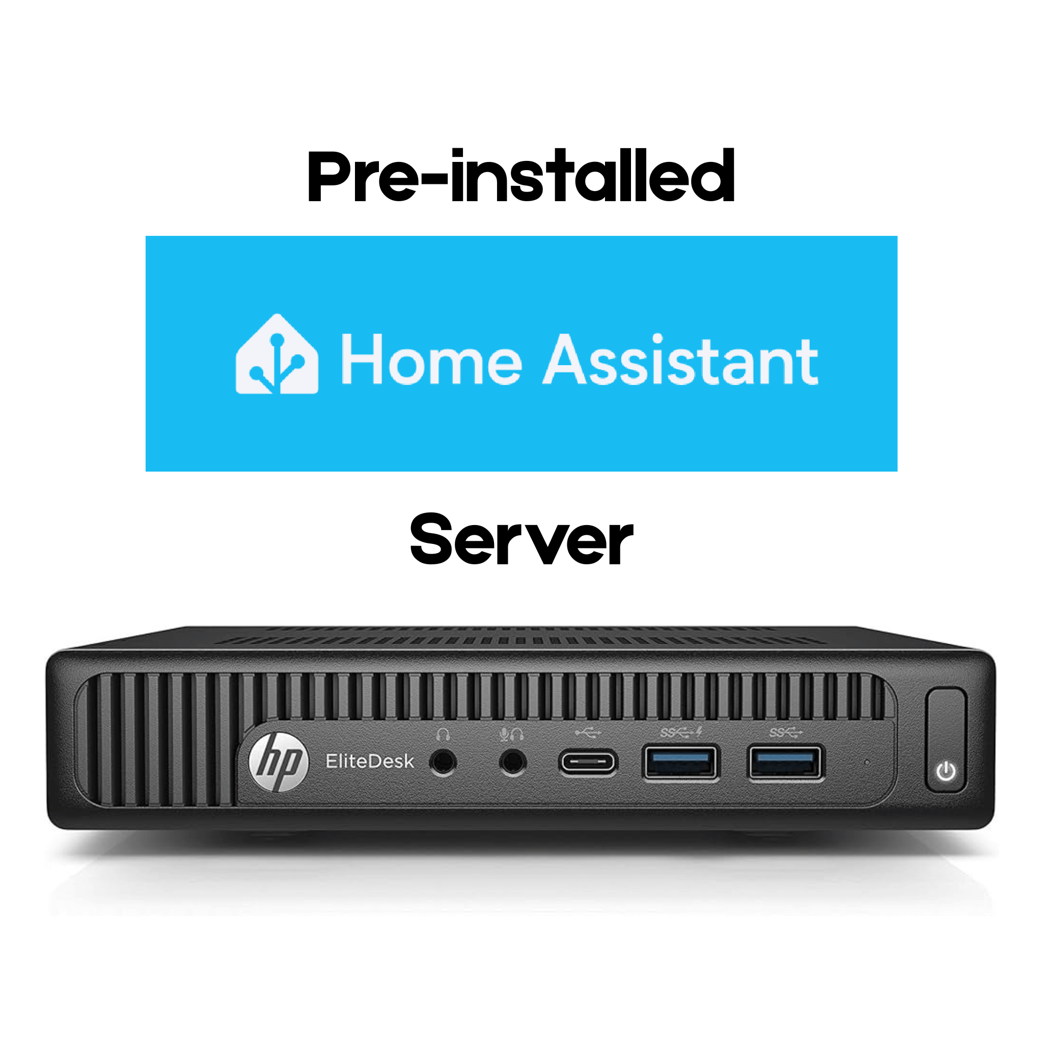 Home Assistant Server Hub - HP EliteDesk Intel Quad Core i5 256GB SSD Main image