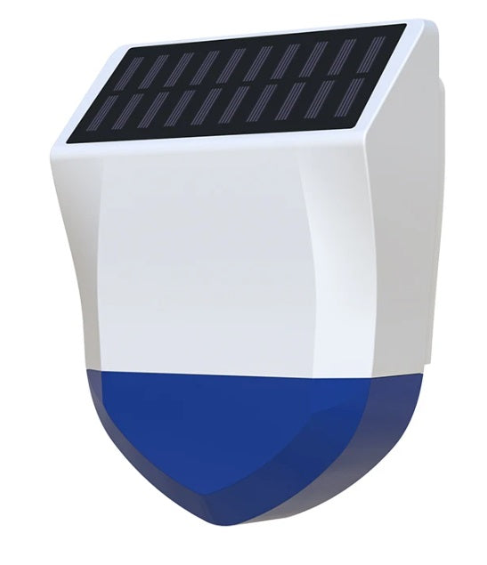 Sirena estroboscópica exterior Tuya Zigbee con energía solar