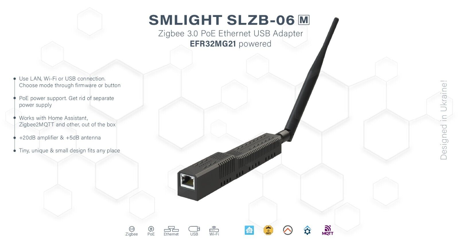 Zigbee LAN POE Coordinator SMLIGHT SLZB-06MG26