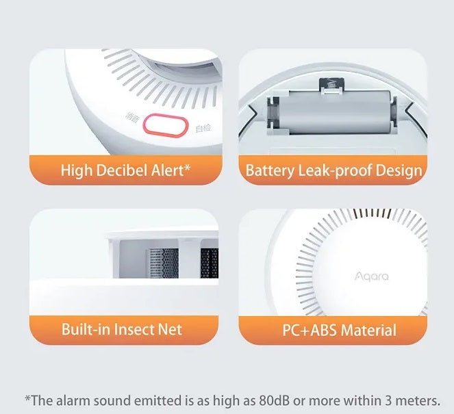 Aqara zigbee rökalarm