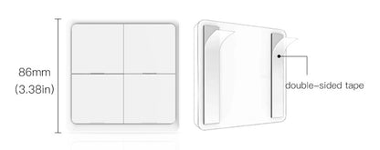 Tuya 4 Way Zigbee Scen Switch