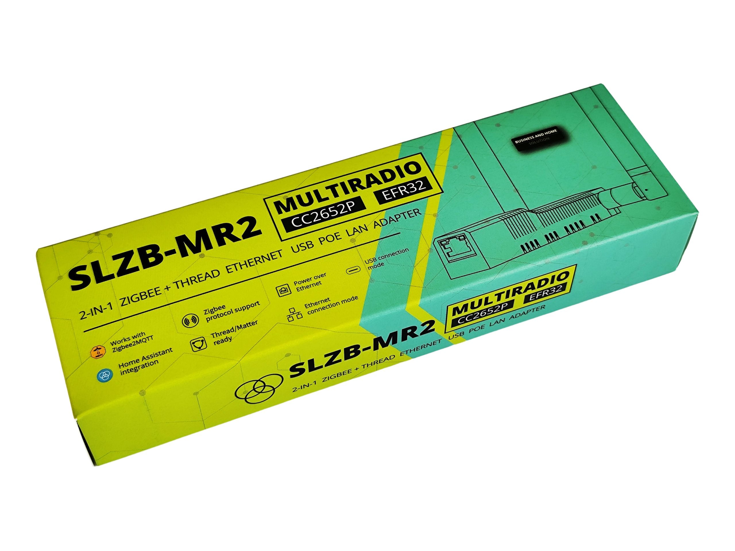 SMLIGHT SLZB-MR2 Zigbee & Thread Coordinator | Ethernet & USB | CC2652P + EFR32MG21