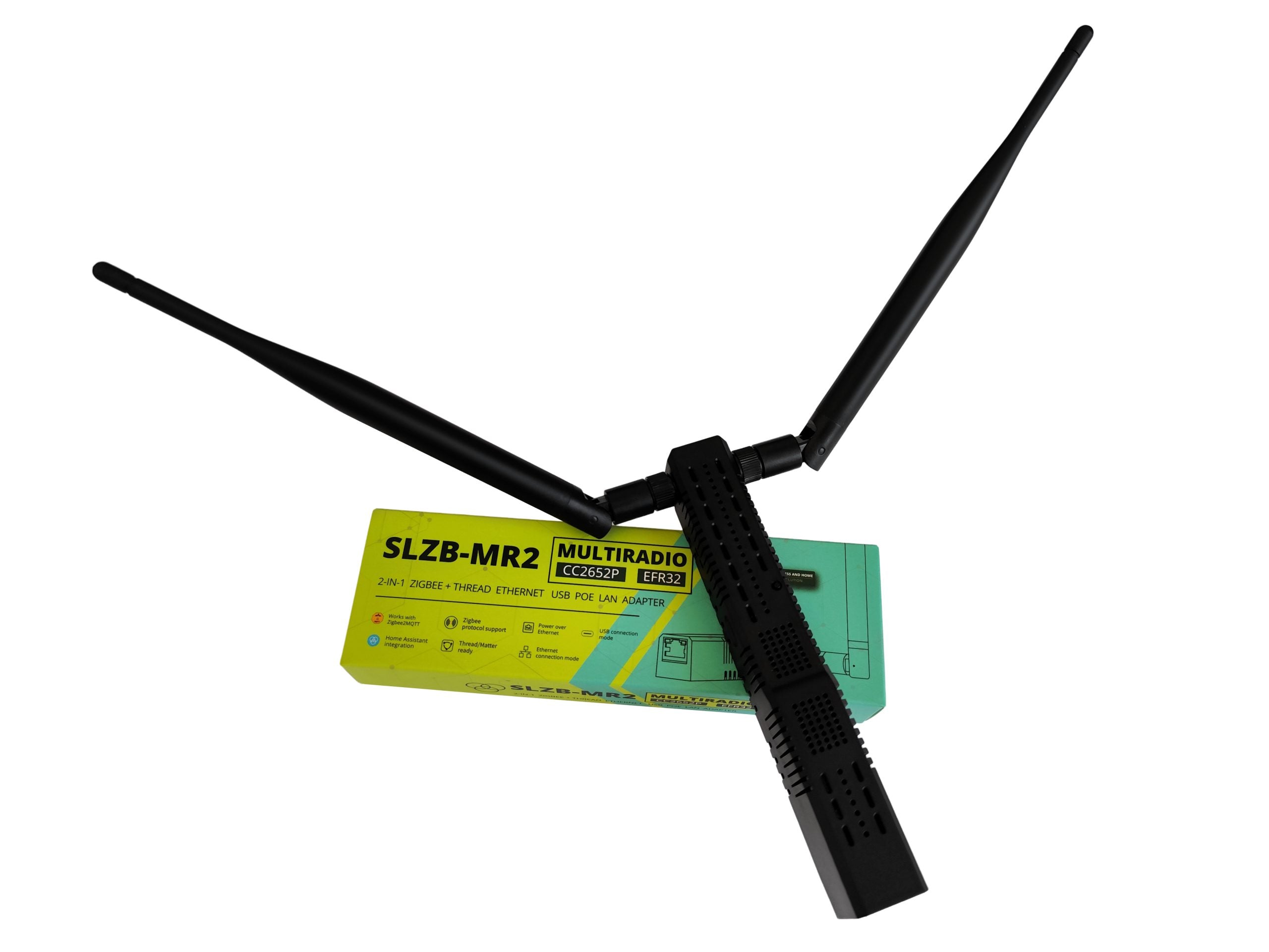 SMLIGHT SLZB-MR2 Zigbee & Thread Coordinator | Ethernet & USB | CC2652P + EFR32MG21