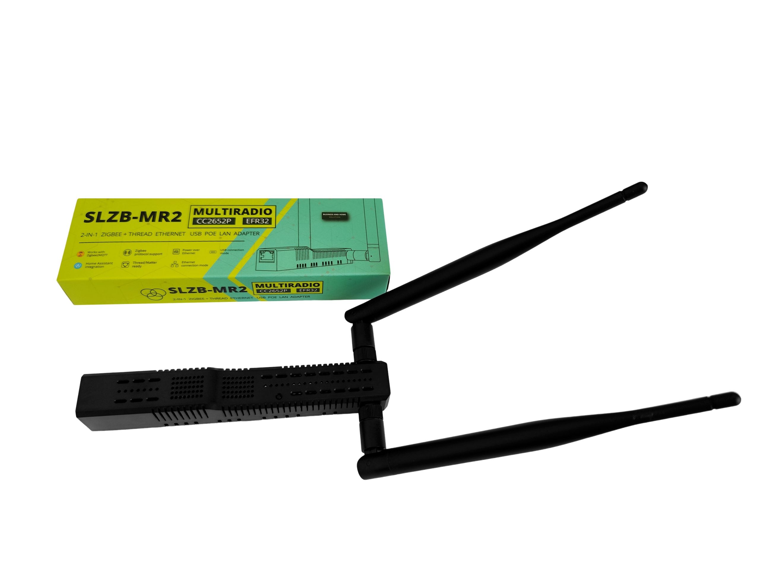 SMLIGHT SLZB-MR2 Zigbee & Thread Coordinator | Ethernet & USB | CC2652P + EFR32MG21