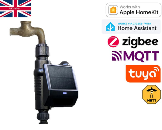 Controller di rubinetto del tubo da giardino solare Tuya Zigbee