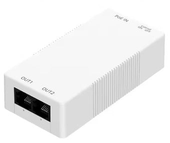 2 port gigabit poe ripetitore da 1 a 2 Poe Extender 48V 30W