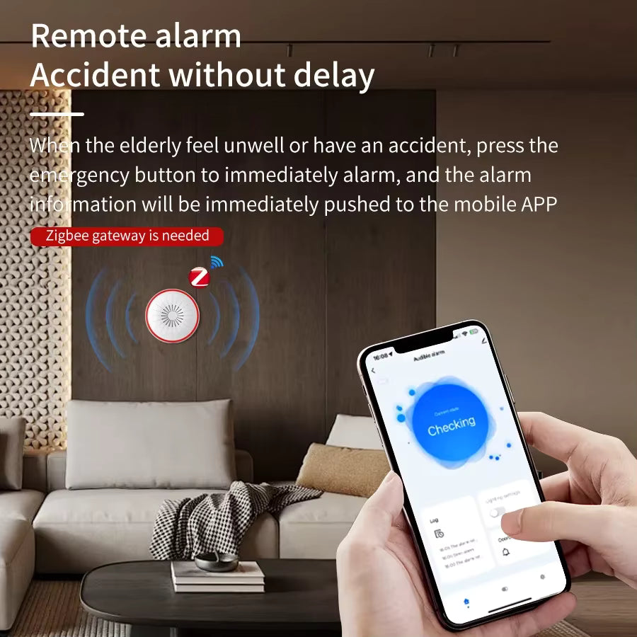 Zigbee Smart Siren Alarm – Sound & Light Security Alert