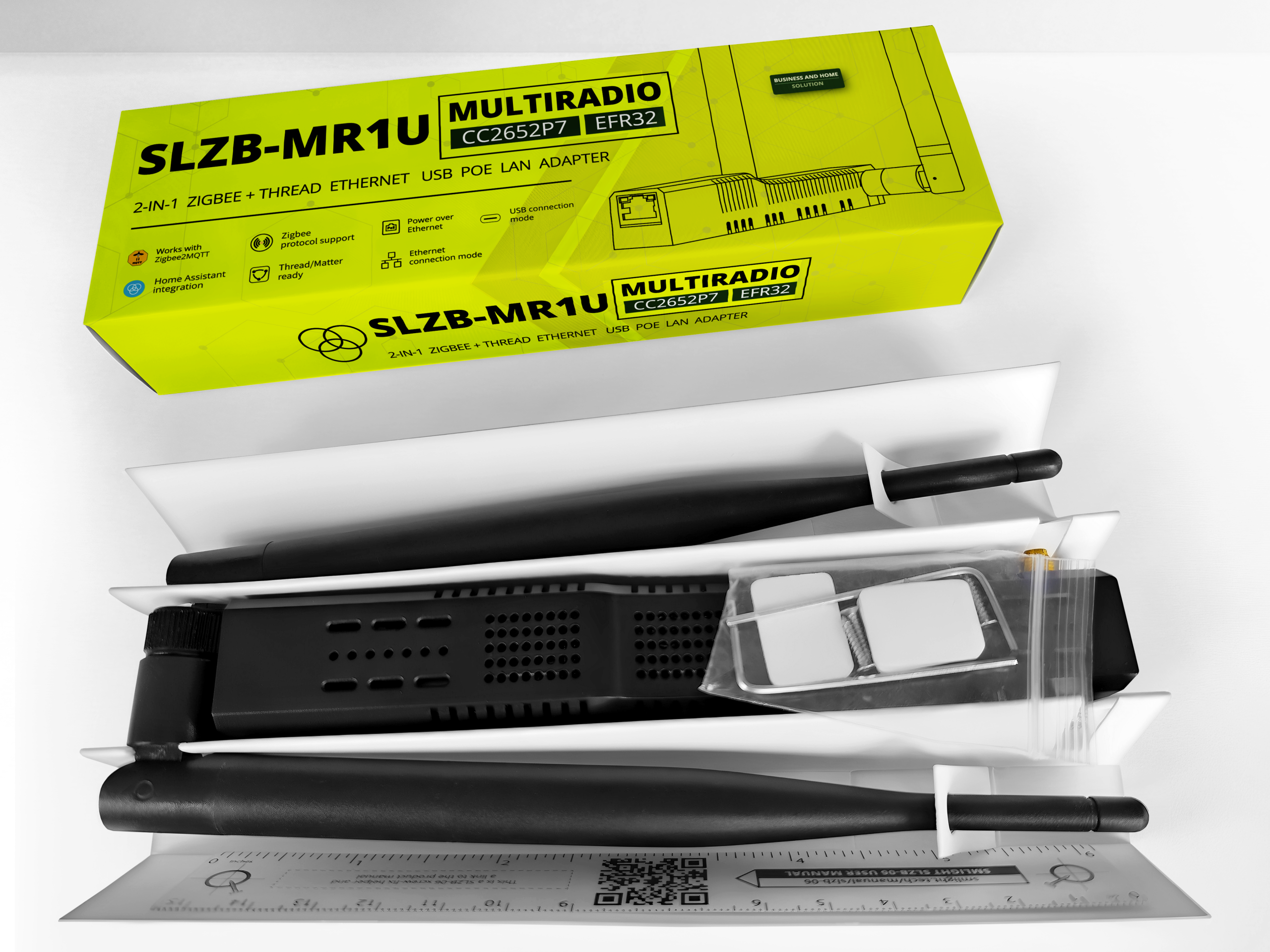 Coordinador Zigbee LAN POE SMLIGHT SLZB-MR1 Multiradio