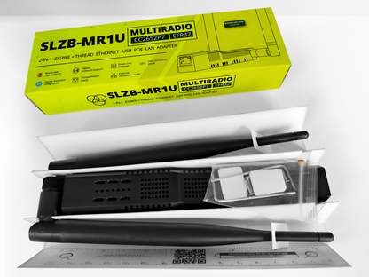 Zigbee LAN PoE-Koordinator SMLIGHT SLZB-MR1 Multiradio