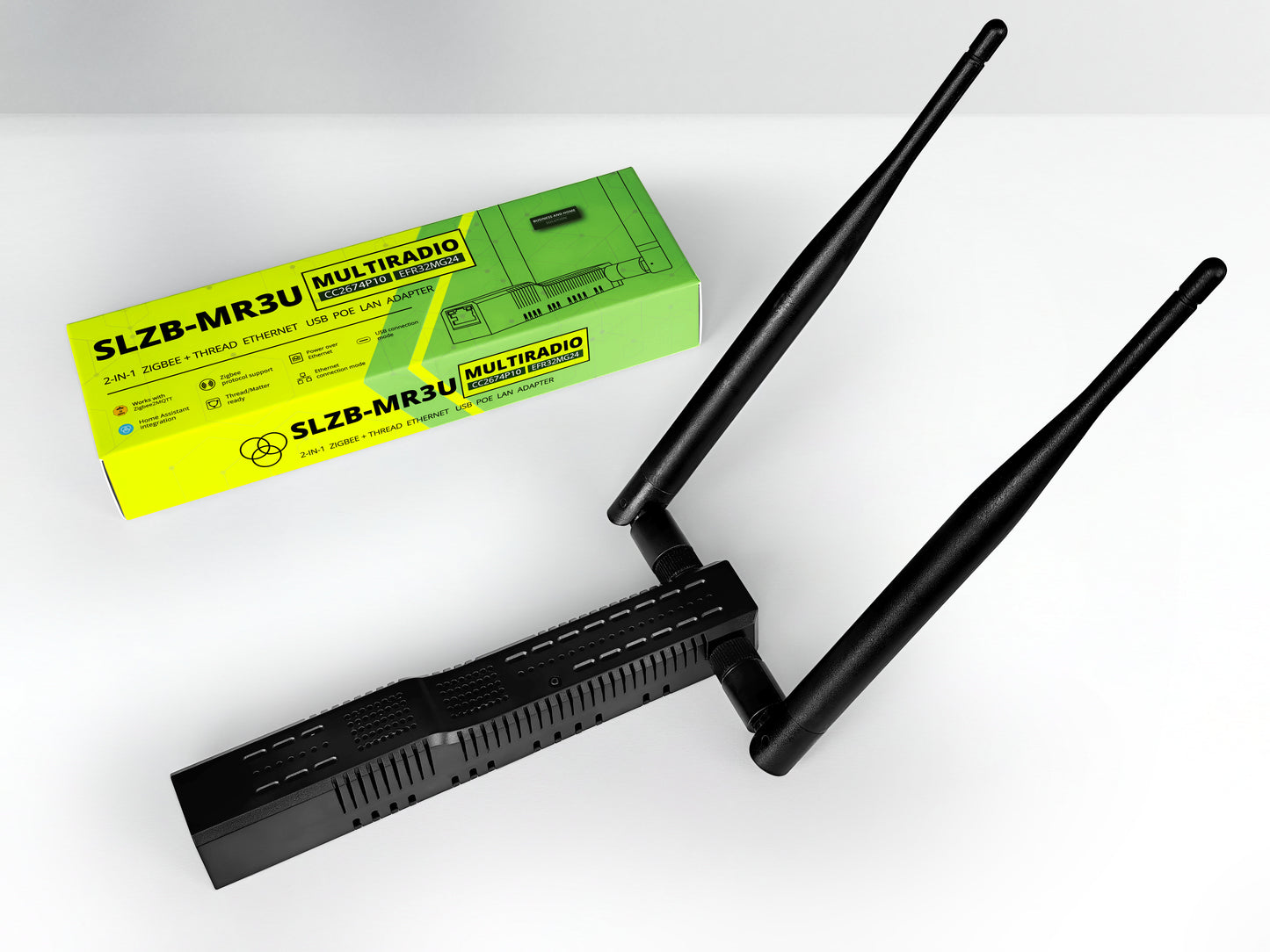 Ο συντονιστής του Zigbee Lan Poe SMZB-MR1 Multiradio