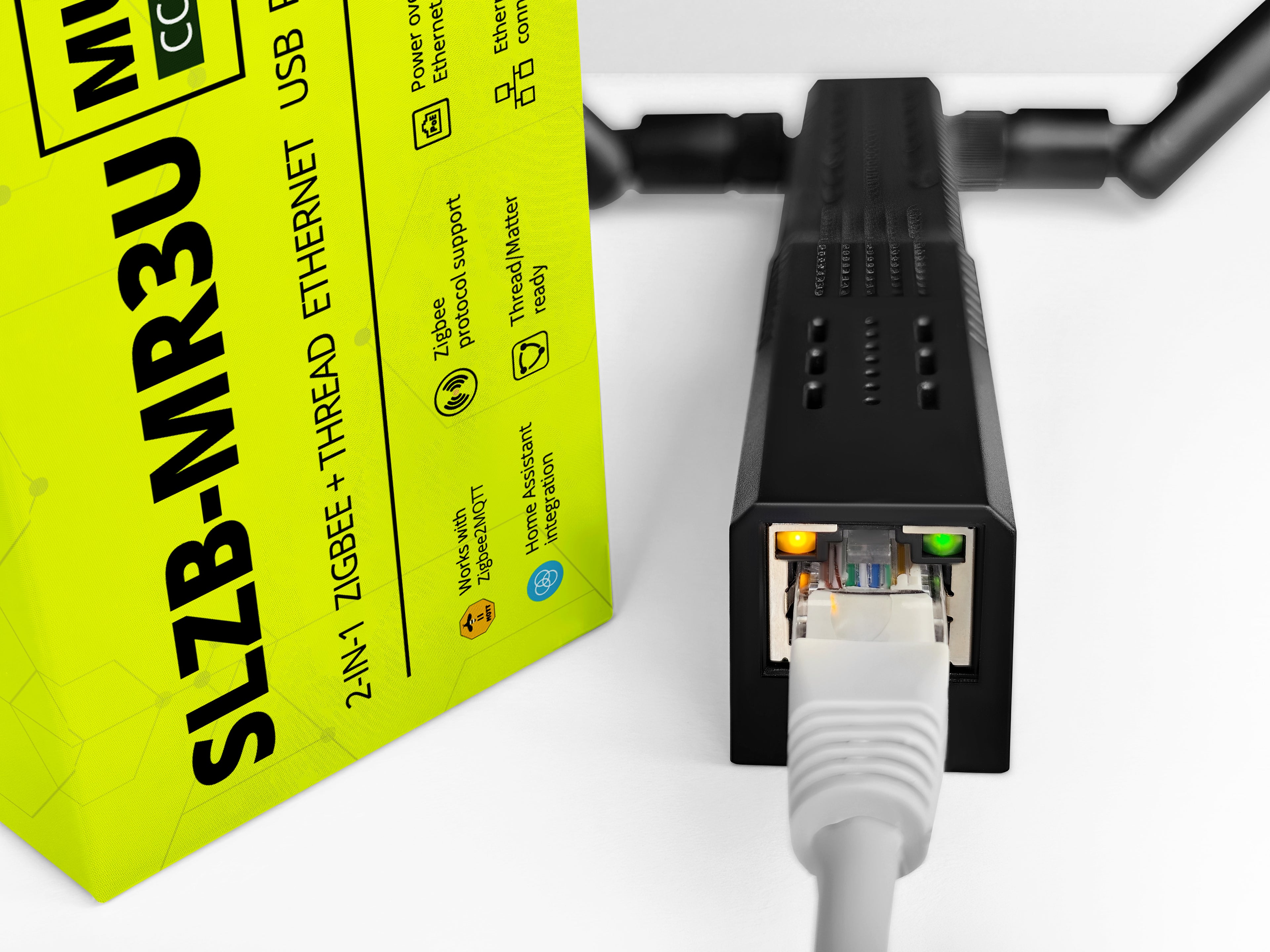 SMLIGHT SLZB-MR3U Zigbee & Thread Coordinator | Ethernet & USB | CC2674P10 + EFR32MG24