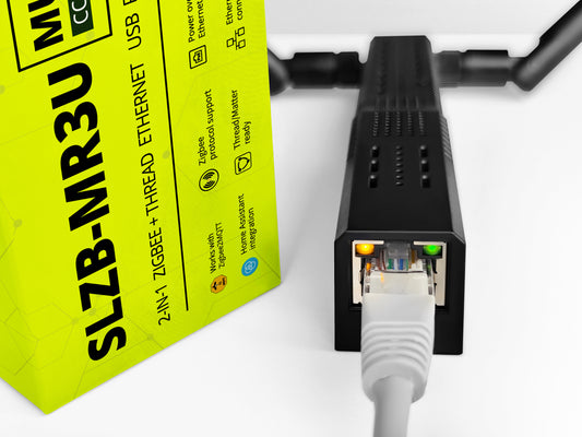 SMLIGHT SLZB-MR3U Zigbee & Thread Coordinator | Ethernet & USB | CC2674P10 + EFR32MG24