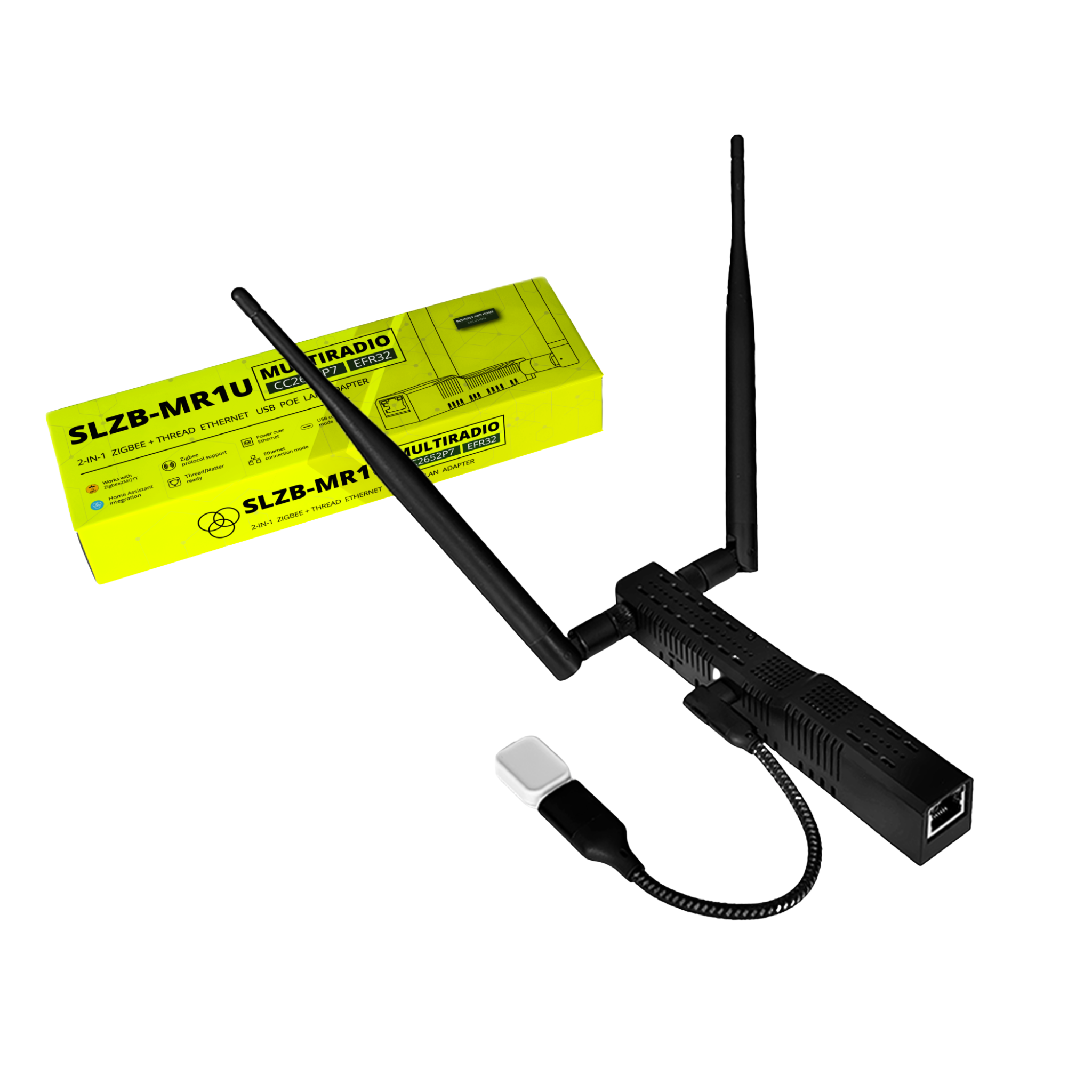 Zigbee LAN PoE Coordinator SMLIGHT SLZB-MR1U Multiradio Main image