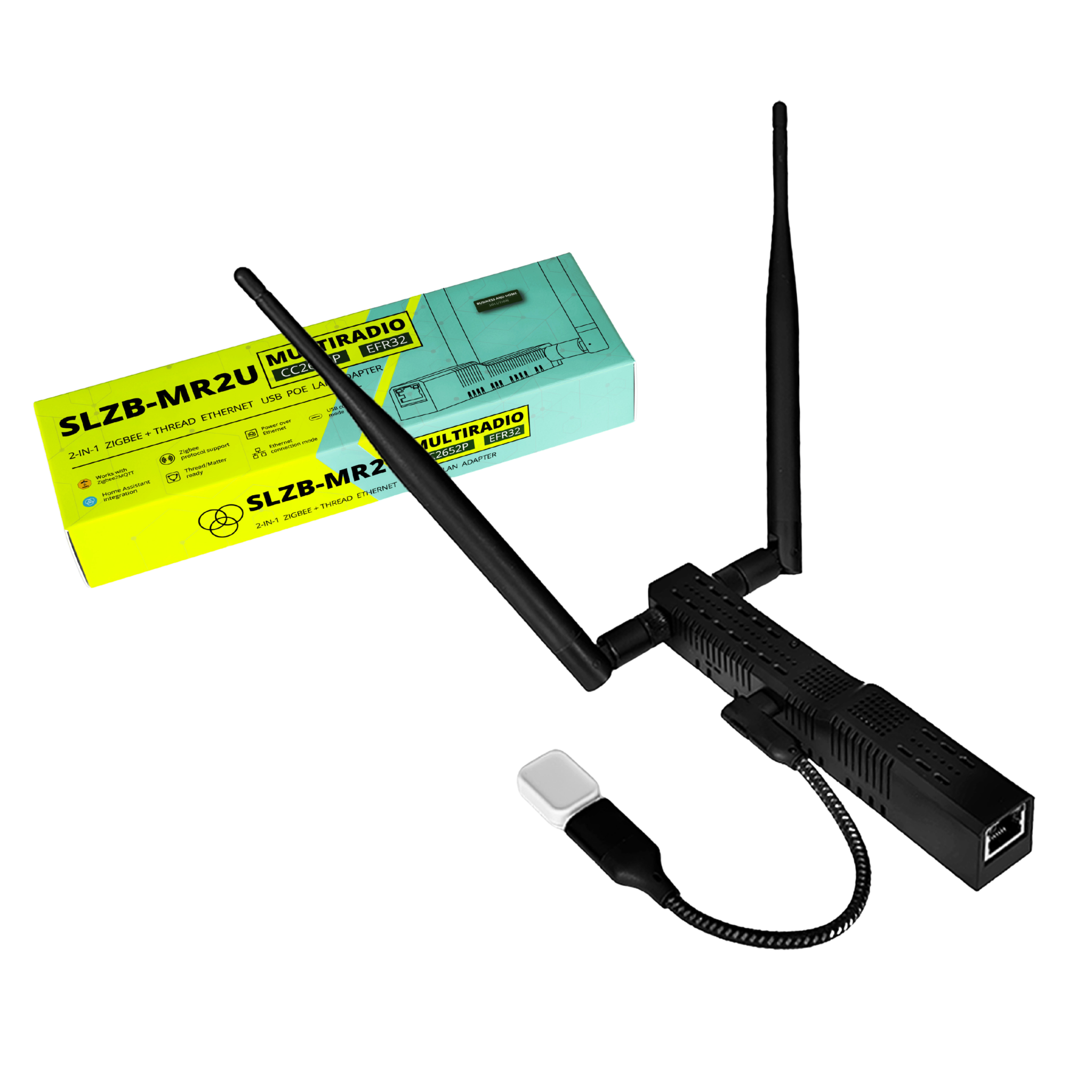 Zigbee LAN PoE Coordinator SMLIGHT SLZB-MR2U Multiradio Main image