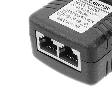 DC 48V 0,5A POE Injektor Strömförsörjningsadapter