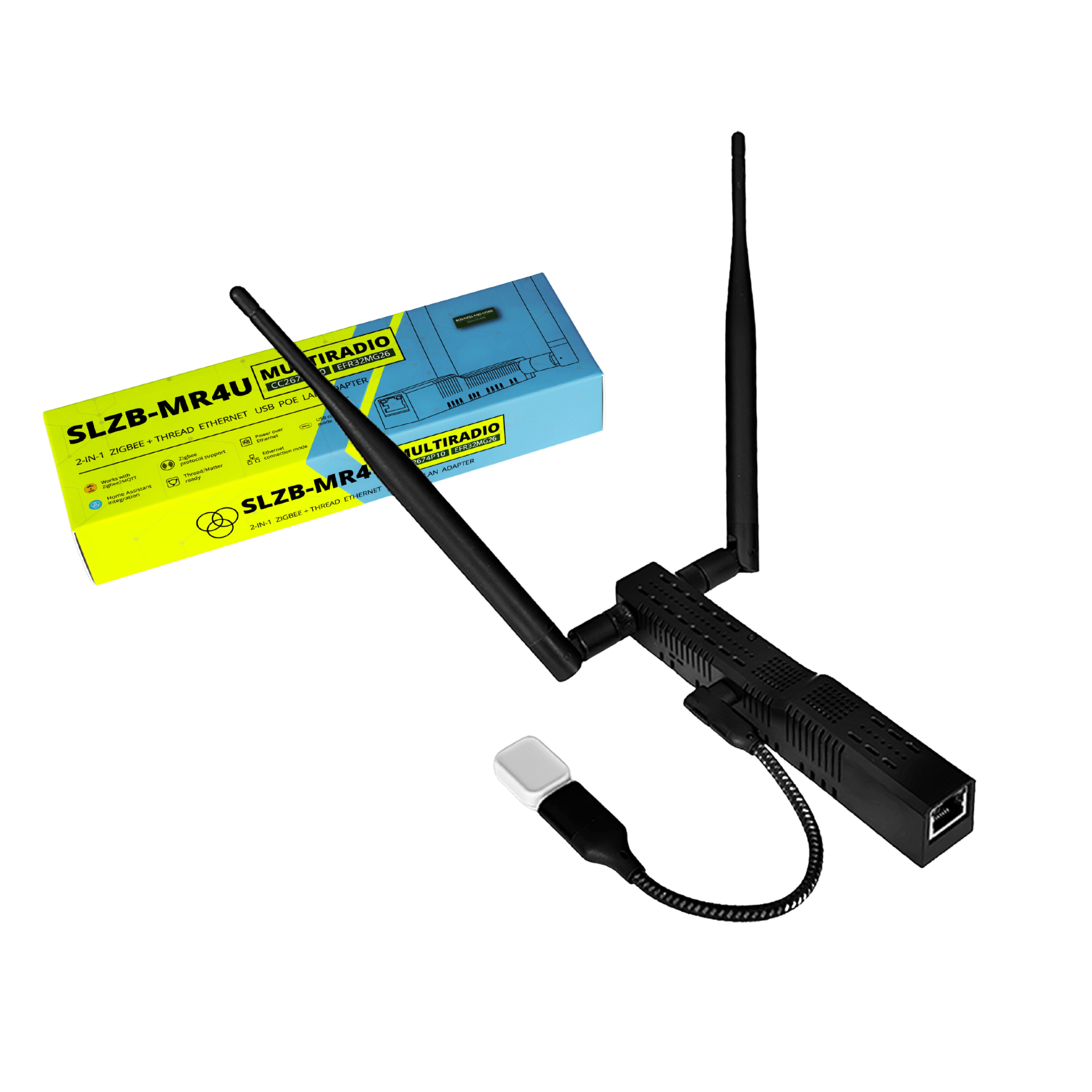 Zigbee LAN PoE Coordinator SMLIGHT SLZB-MR4U Multiradio Main image