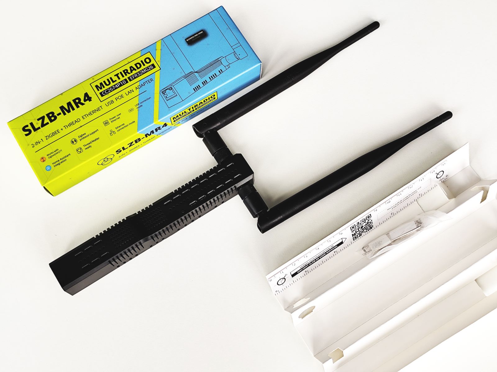 SLZB-MR4 Dual-Radio Zigbee & Thread Ethernet Coordinator