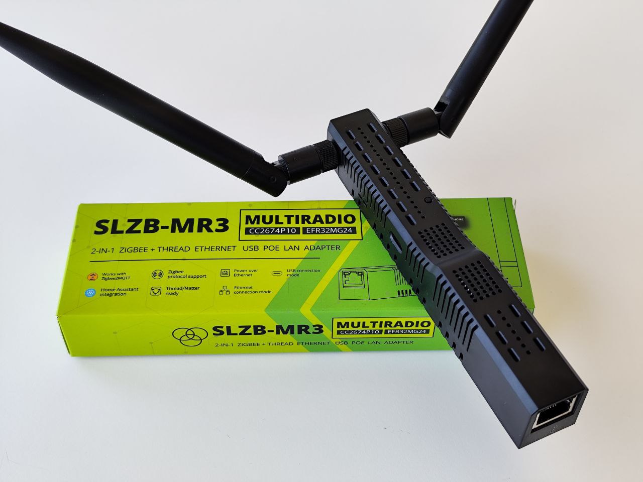 SMLIGHT SLZB-MR3 Zigbee & Thread Coordinator | Ethernet & USB | CC2674P10 + EFR32MG24
