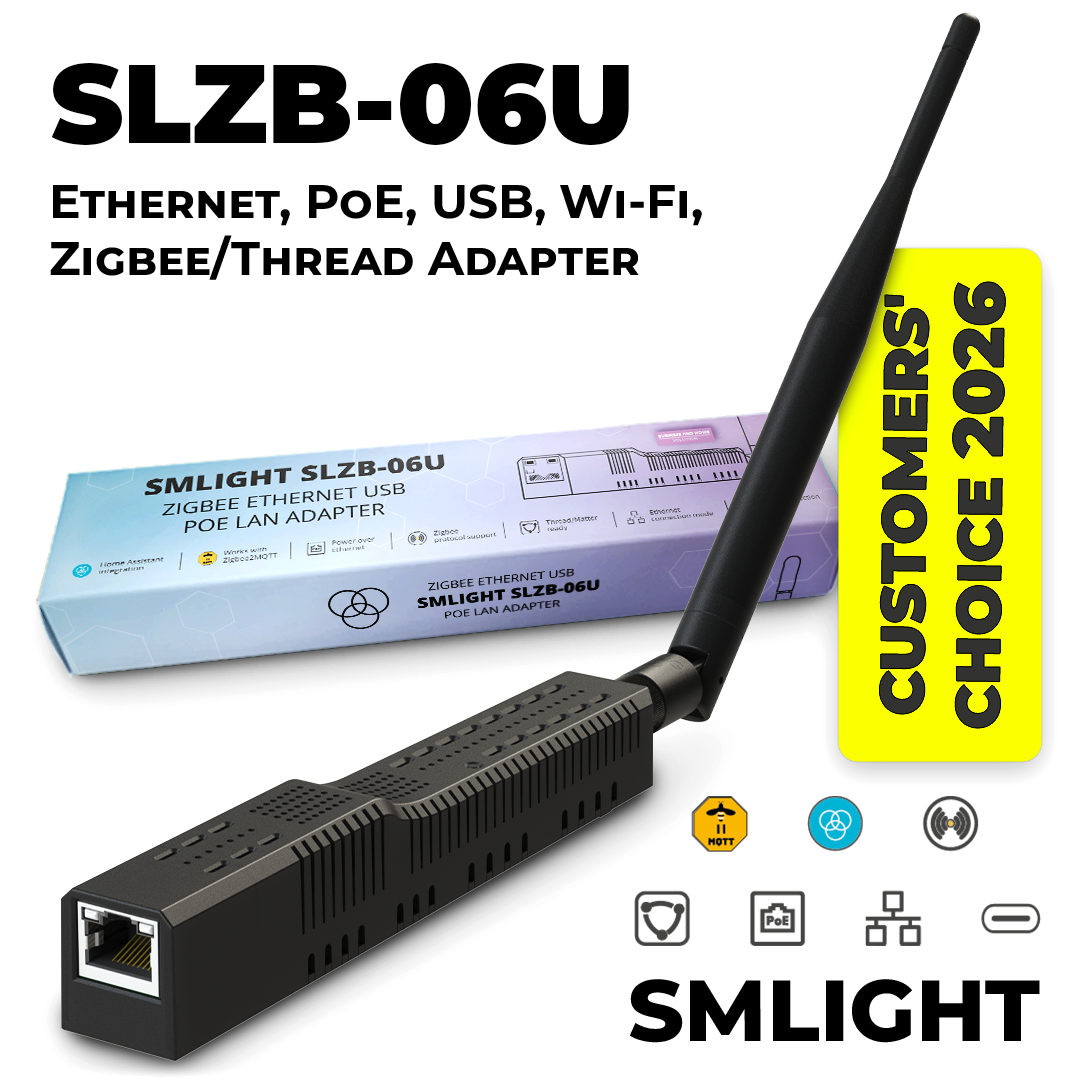 Coordenador do ZigBee LAN POE Smlight SLZB-06