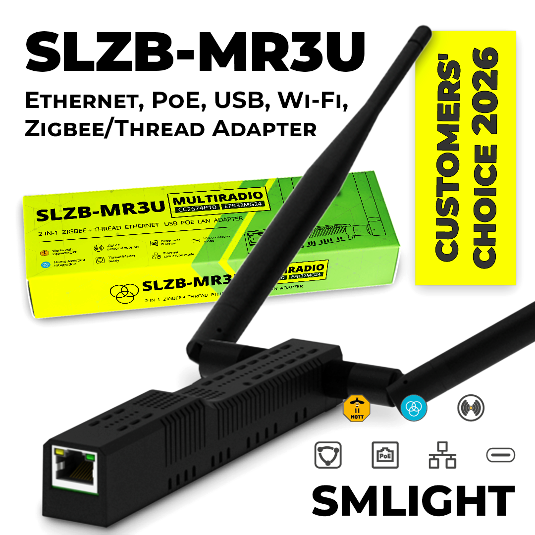 Ο συντονιστής του Zigbee Lan Poe SMZB-MR1 Multiradio