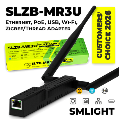Ο συντονιστής του Zigbee Lan Poe SMZB-MR1 Multiradio