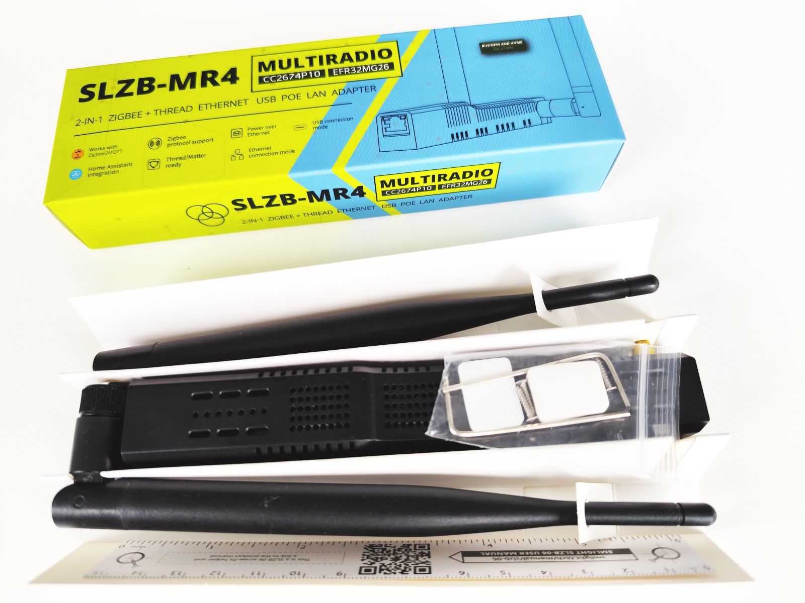 SLZB-MR4 Dual-Radio Zigbee & Thread Ethernet Coordinator